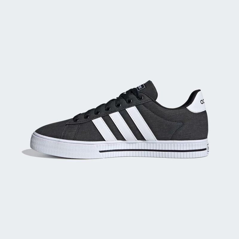 Adidas รองเท้าผ้าใบผู้ชาย Daily 3.0 | Core Black/Cloud White/Core Black ( FW7033 ) - Image 4