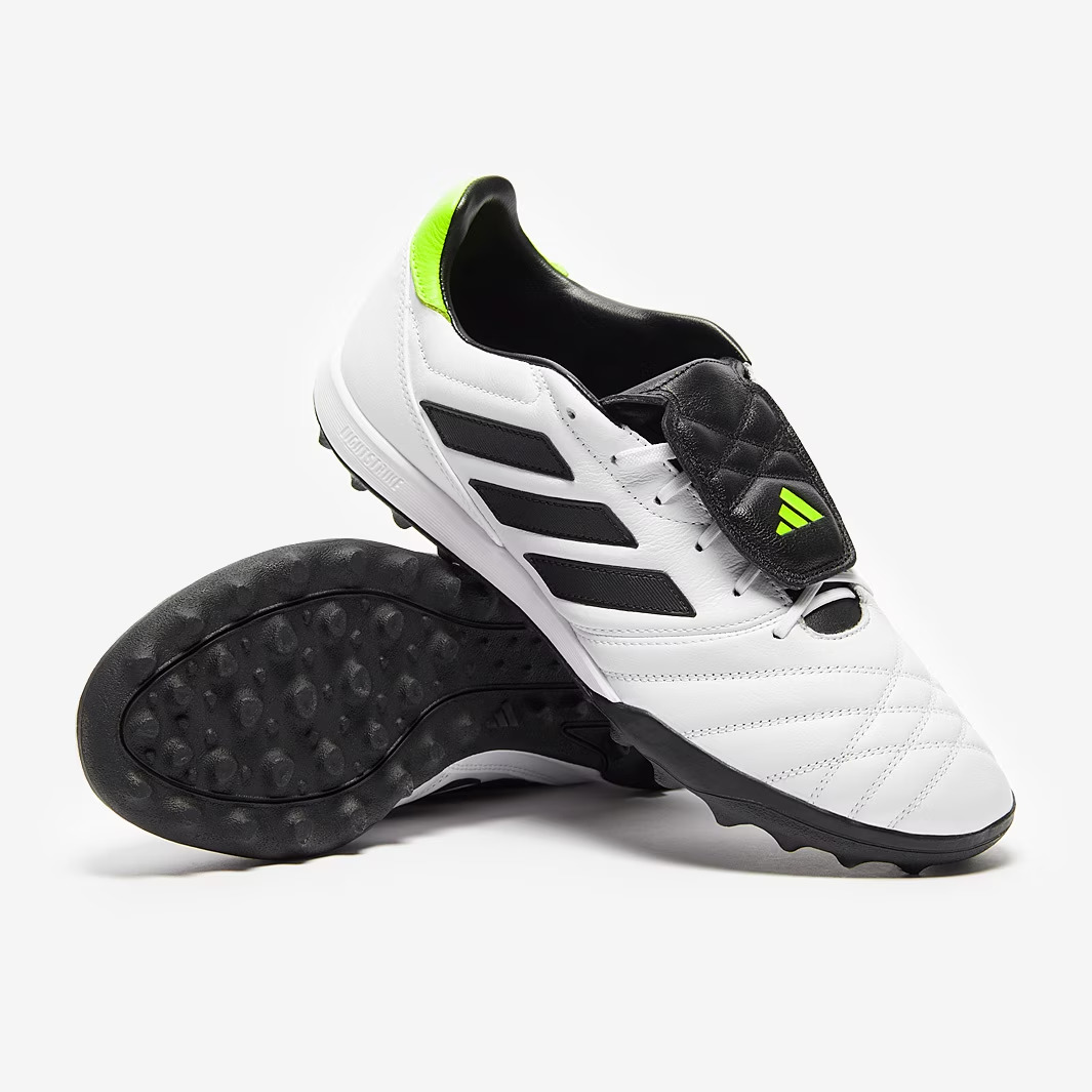 Adidas รองเท้าฟุตบอล / ร้อยปุ่ม Copa Gloro TF | Cloud White/Core Black/Lucid Lemon ( GZ2524 ) - Image 9