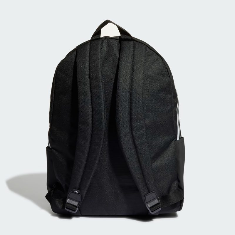 Adidas กระเป๋าเป้ Classic 3-Stripes Backpack | Black/White ( HH7073 ) - Image 2