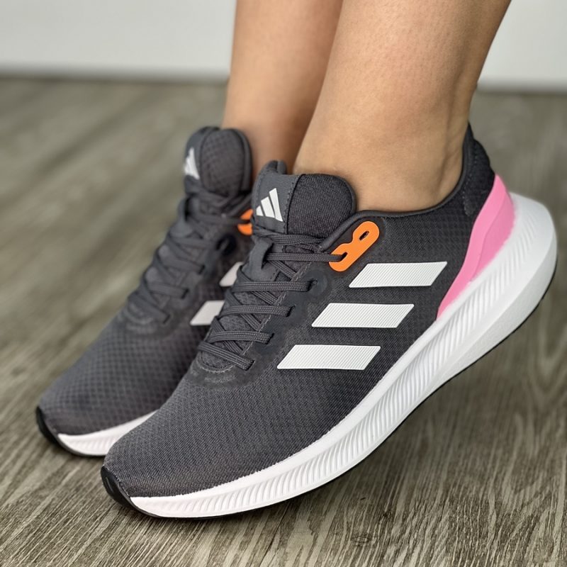 Adidas รองเท้าวิ่งผู้หญิง Runfalcon 3.0 | Grey Six/Crystal White/Beam Pink ( HP7564 ) - Image 10