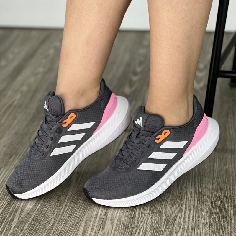Adidas รองเท้าวิ่งผู้หญิง Runfalcon 3.0 | Grey Six/Crystal White/Beam Pink ( HP7564 ) - Image 11