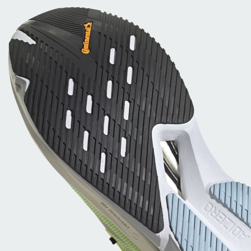 Adidas รองเท้าวิ่งผู้ชาย Adizero Boston 12 | Cloud White/Core Black/Lucid Lemon ( HP9705 ) - Image 9