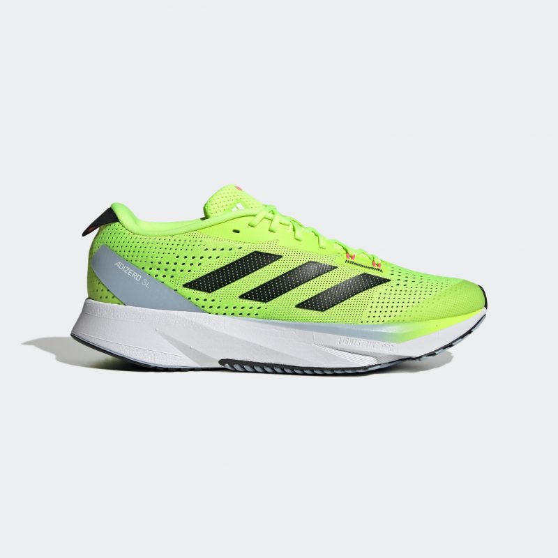 Adidas รองเท้าวิ่งผู้ชาย Adizero SL | Lucid Lemon/Core Black/Wonder Blue ( HQ7231 )