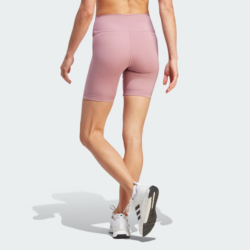 Adidas กางเกงกีฬาผู้หญิง Train Essentials 7-Inch Short Leggings | Wonder Orchid ( IA1902 ) - Image 3