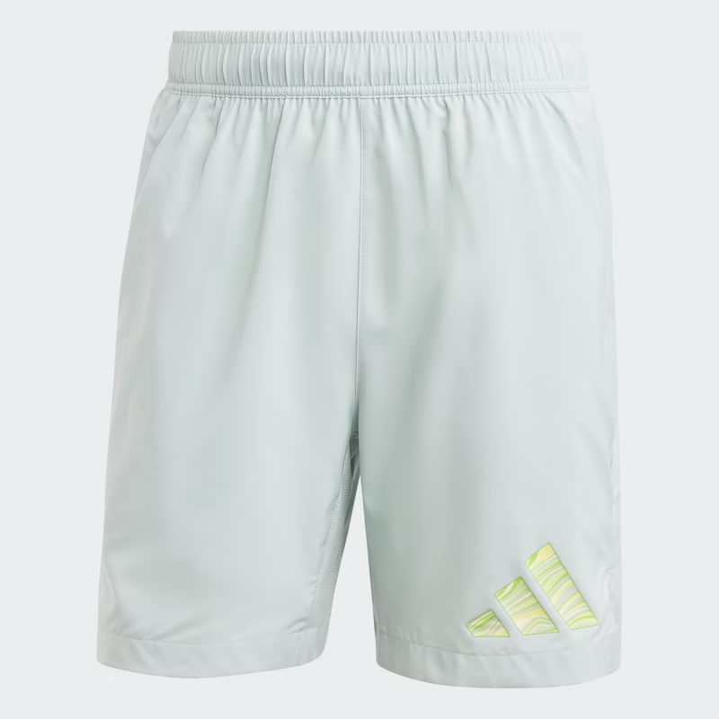 Adidas กางเกงกีฬาขาสั้นผู้ชาย HIIT Training Shorts | Wonder Silver ( IB3471 )