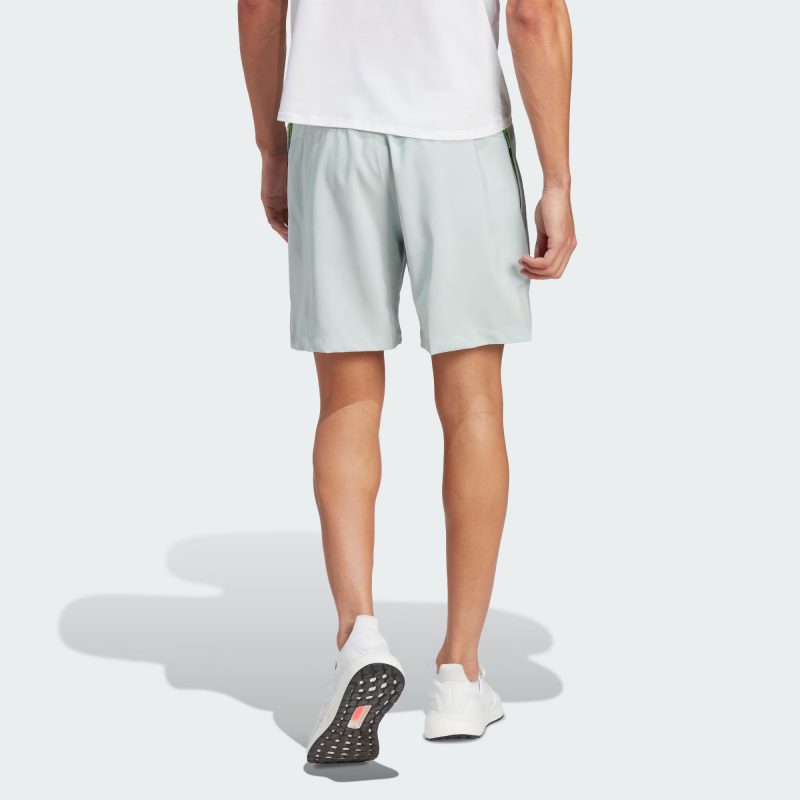 Adidas กางเกงกีฬาขาสั้นผู้ชาย HIIT Training Shorts | Wonder Silver ( IB3471 ) - Image 4