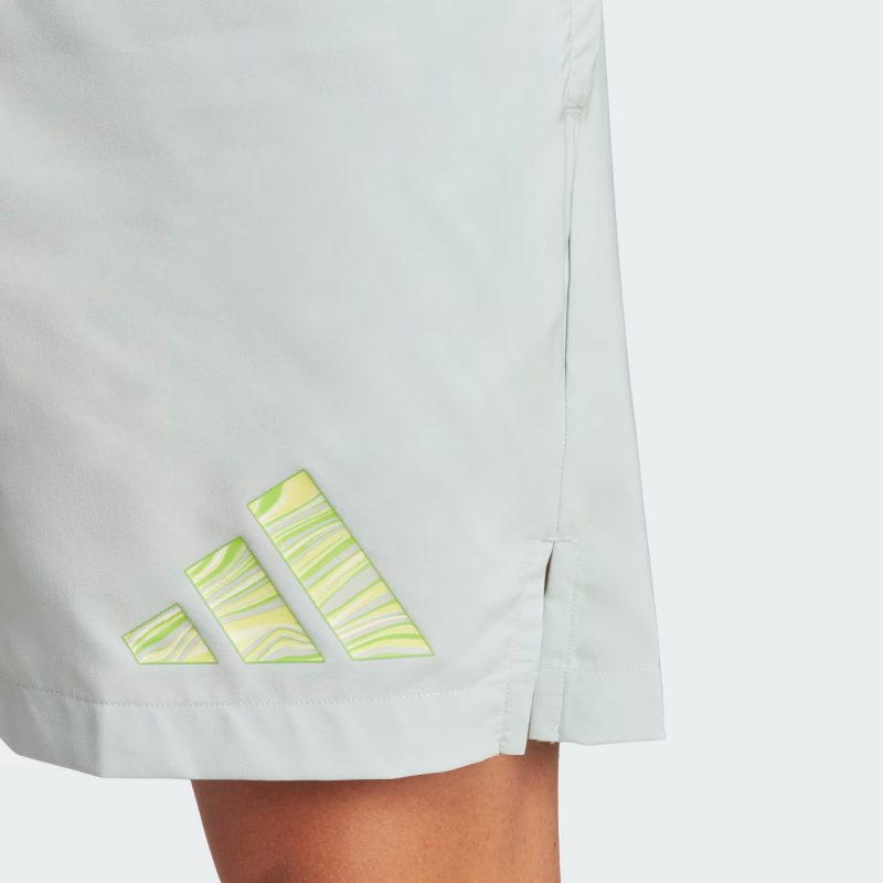 Adidas กางเกงกีฬาขาสั้นผู้ชาย HIIT Training Shorts | Wonder Silver ( IB3471 ) - Image 6