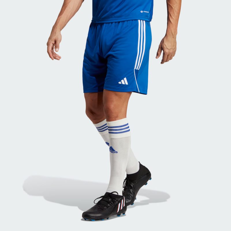 Adidas กางเกงกีฬาขาสั้นผู้ชาย Tiro 23 League Shorts | Royal Blue/White ( IB8084 ) - Image 2