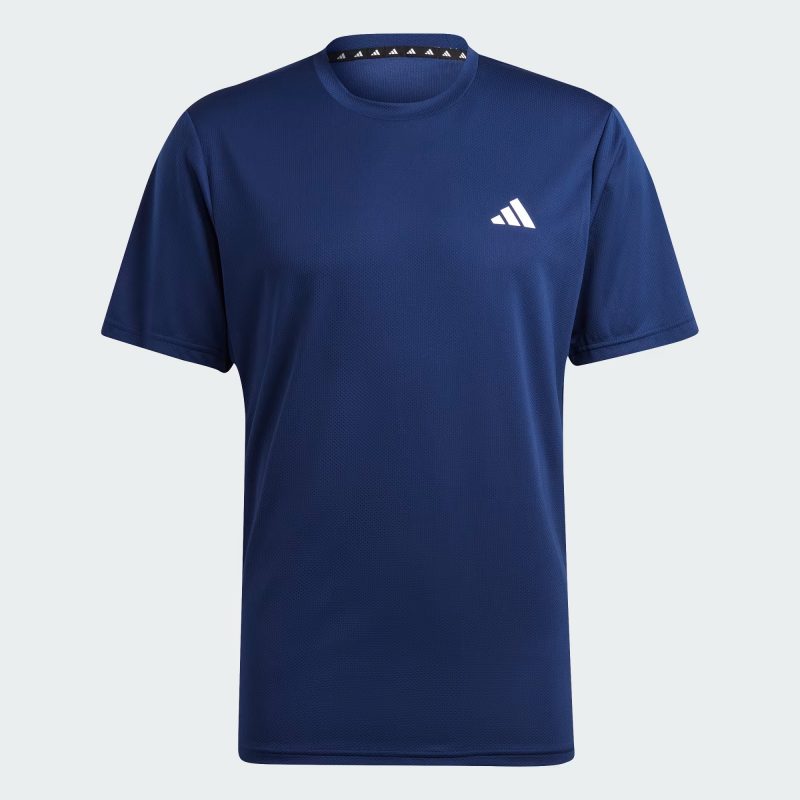 Adidas เสื้อกีฬาผู้ชาย Train Essentials Training T-Shirt | Dark Blue/White ( IC7429 )