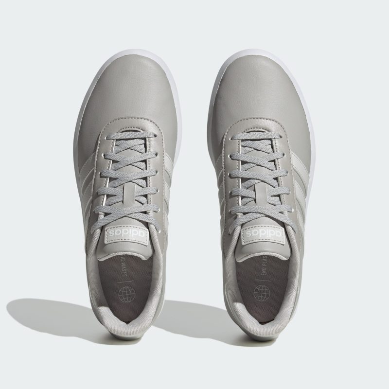 Adidas รองเท้าผ้าใบผู้หญิง Court Platform | Grey Two/Grey One/Cloud White ( ID1970 ) - Image 5