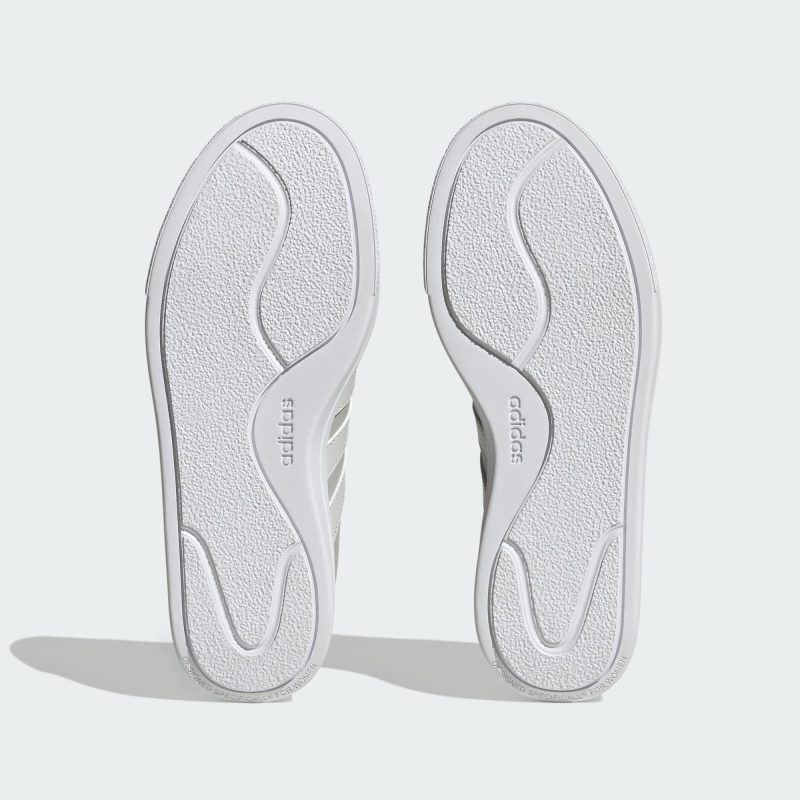 Adidas รองเท้าผ้าใบผู้หญิง Court Platform | Grey Two/Grey One/Cloud White ( ID1970 ) - Image 6