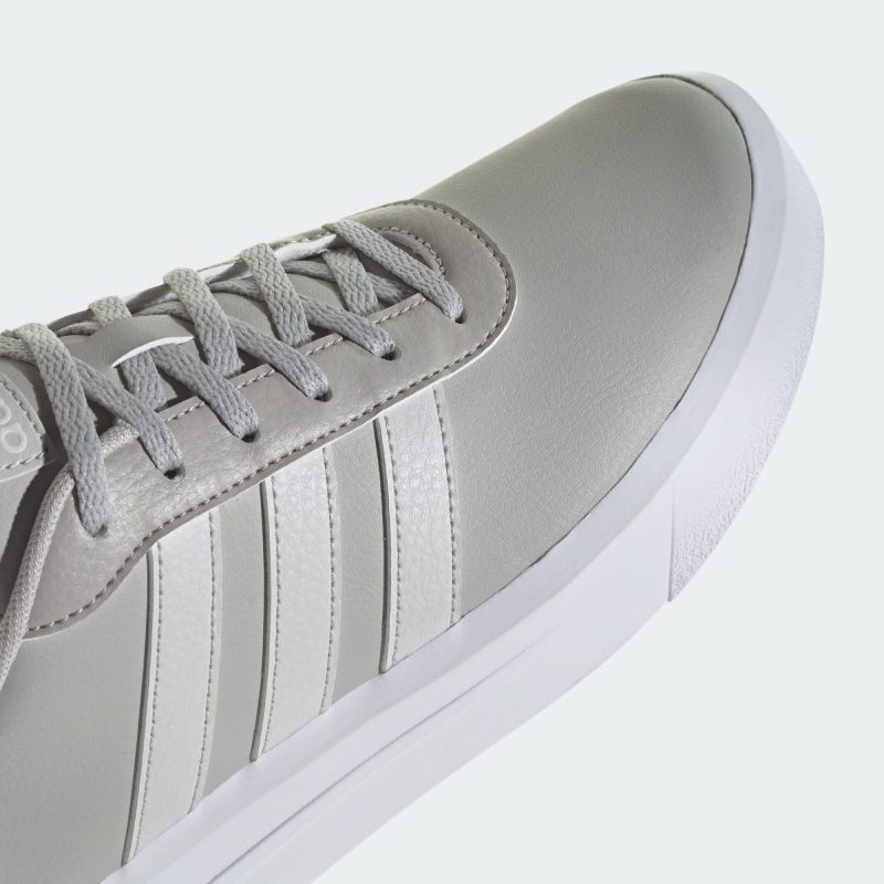 Adidas รองเท้าผ้าใบผู้หญิง Court Platform | Grey Two/Grey One/Cloud White ( ID1970 ) - Image 8