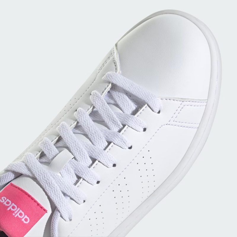 Adidas รองเท้าผ้าใบผู้หญิง Advantage | Cloud White/Cloud White/Cloud White ( IF5406 ) - Image 8