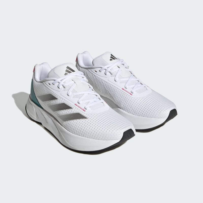Adidas รองเท้าวิ่งผู้หญิง Duramo SL | Cloud White/Night Metallic/Pink Fusion ( IF7890 ) - Image 2
