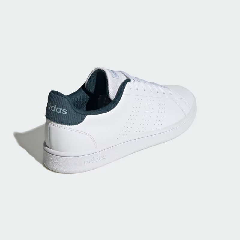 Adidas รองเท้าผ้าใบผู้ชาย Advantage Base | Cloud White/Cloud White/Arctic Night ( IF8008 ) - Image 3