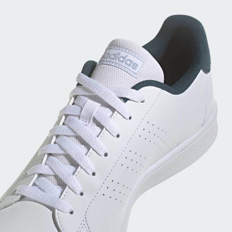 Adidas รองเท้าผ้าใบผู้ชาย Advantage Base | Cloud White/Cloud White/Arctic Night ( IF8008 ) - Image 8