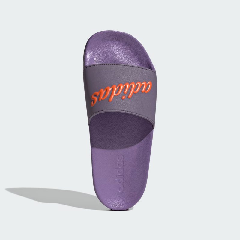 Adidas รองเท้าแตะ Adilette Shower Slides | Shadow Violet/Impact Orange/Violet Fusion ( IG2911 ) - Image 5