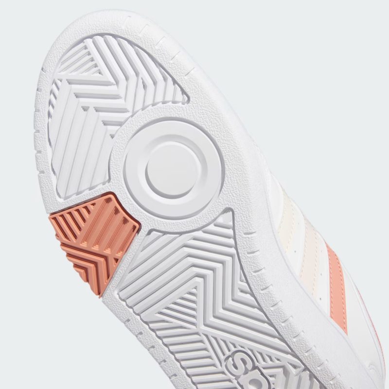 Adidas รองเท้าผ้าใบผู้หญิง Hoops 3.0 | Cloud White/Wonder Clay/Wonder Quartz ( IG7893 ) - Image 8