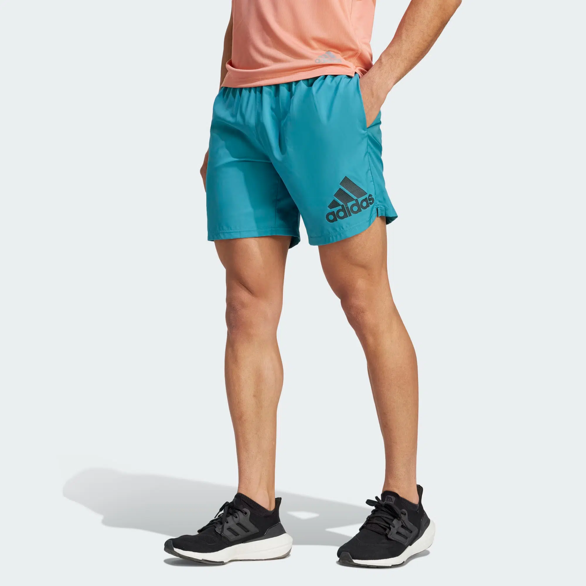 Adidas กางเกงกีฬาขาสั้นผู้ชาย Run It Shorts | Arctic Fusion ( IJ6868 ) - Image 2