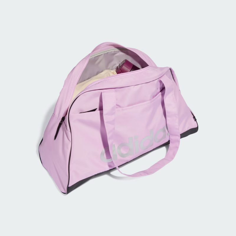 Adidas กระเป๋าหิ้ว Essentials Linear Bowling Bag | Bliss Lilac/Black/Bliss Lilac ( IJ8383 ) - Image 4