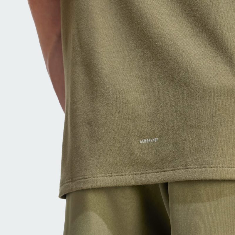 Adidas เสื้อกีฬาผู้ชาย Designed for Training Workout Tank Top | Olive Strata ( IL1431 ) - Image 6