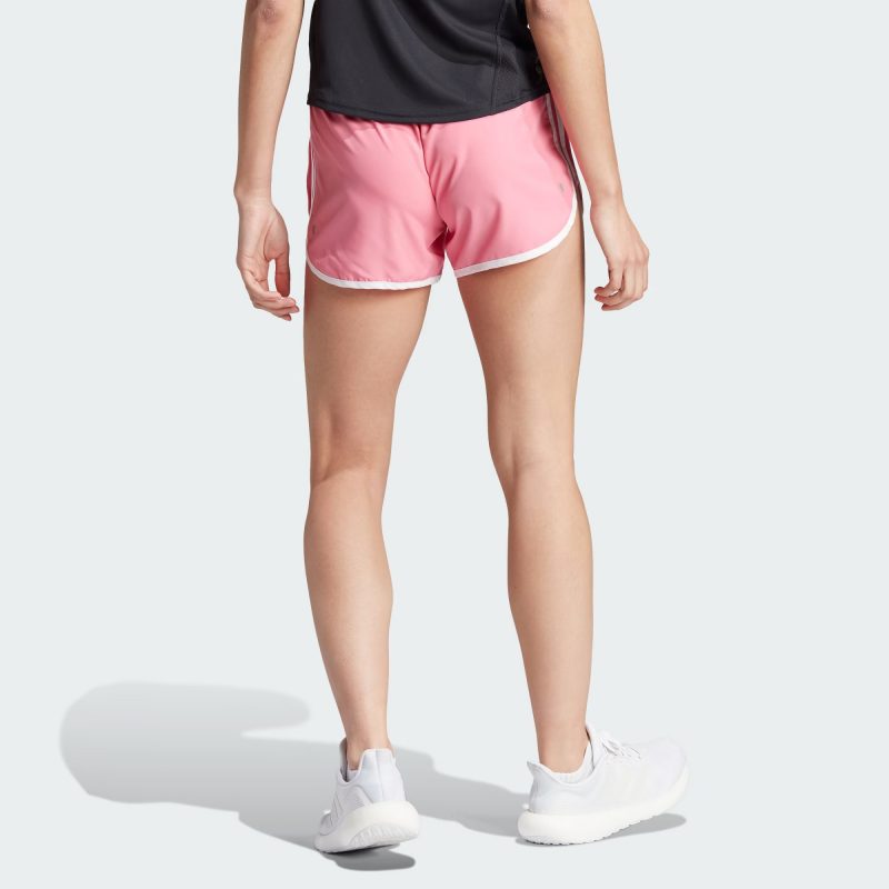 Adidas กางเกงกีฬาขาสั้นผู้หญิง Marathon 20 Running Shorts | Pink Fusion ( IL1682 ) - Image 3