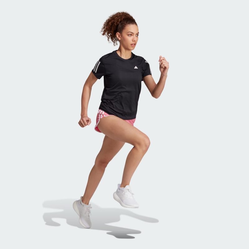 Adidas กางเกงกีฬาขาสั้นผู้หญิง Marathon 20 Running Shorts | Pink Fusion ( IL1682 ) - Image 4