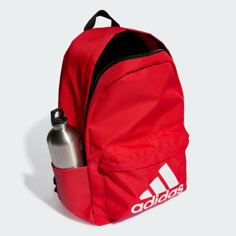 Adidas กระเป๋าเป้ Classic Badge of Sport Backpack | Better Scarlet/White ( IL5809 ) - Image 4