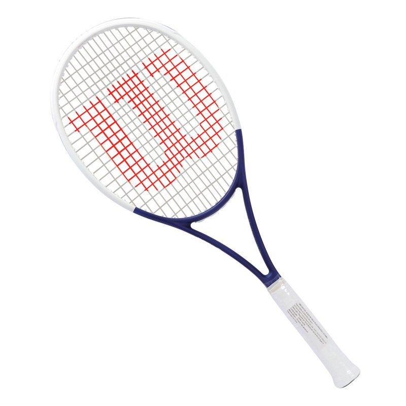 Wilson ไม้เทนนิส Blade 98 V8 US Open 2023 Tennis Racket FRM 2 4 1/4 | White/Blue ( WR133511U2 ) - Image 15