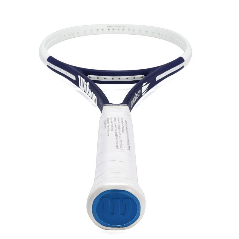 Wilson ไม้เทนนิส Blade 98 V8 US Open 2023 Tennis Racket FRM 2 4 1/4 | White/Blue ( WR133511U2 ) - Image 21