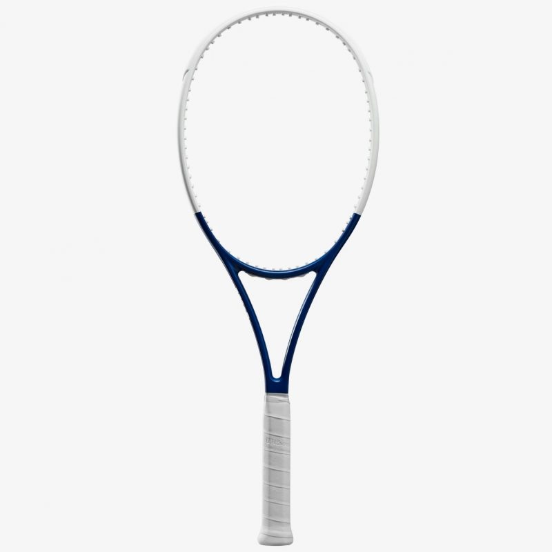 Wilson ไม้เทนนิส Blade 98 V8 US Open 2023 Tennis Racket FRM 2 4 1/4 | White/Blue ( WR133511U2 ) - Image 4