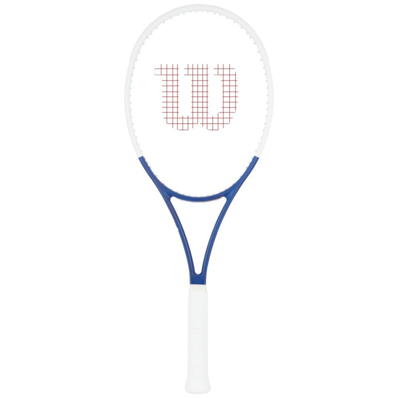 Wilson ไม้เทนนิส Blade 98 V8 US Open 2023 Tennis Racket FRM 2 4 1/4 | White/Blue ( WR133511U2 ) - Image 8