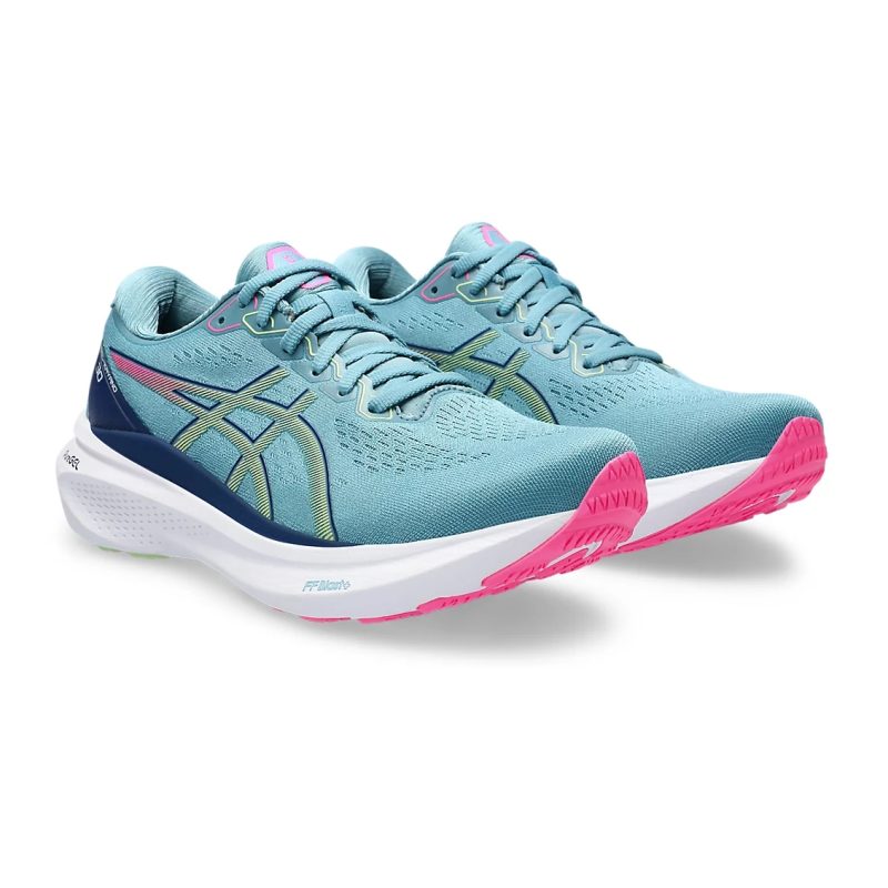 Asics รองเท้าวิ่งผู้หญิง Gel-Kayano 30 (D) Wide | Gris Blue/Lime Green ( 1012B503-402 ) - Image 2