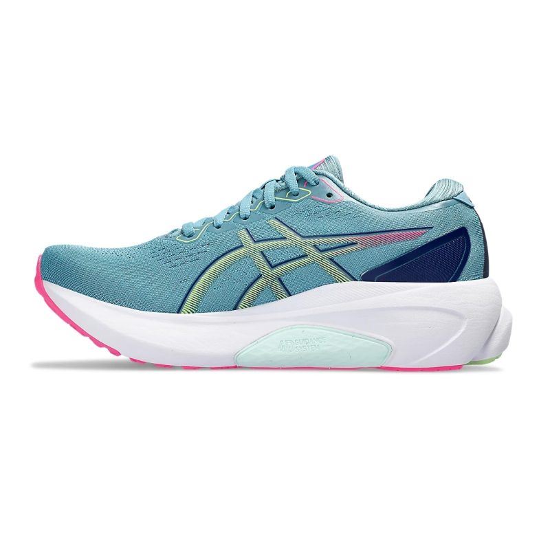 Asics รองเท้าวิ่งผู้หญิง Gel-Kayano 30 (D) Wide | Gris Blue/Lime Green ( 1012B503-402 ) - Image 4