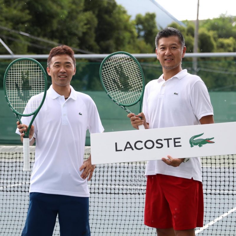 Lacoste ไม้เทนนิส L23 Light Tennis Racket Grip 2 | Green/Silver ( 18LACL23L2 ) - Image 15