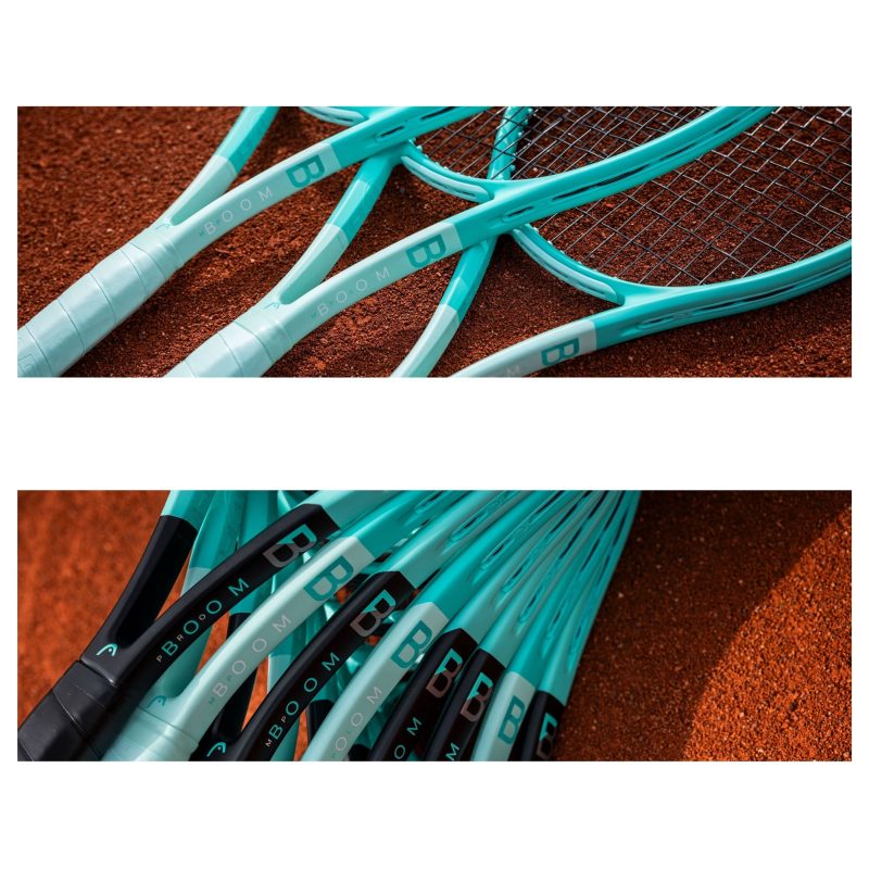 Head ไม้เทนนิส Boom MP 2024 Tennis Racket G2 | Black/Mint ( 230114 ) - Image 23