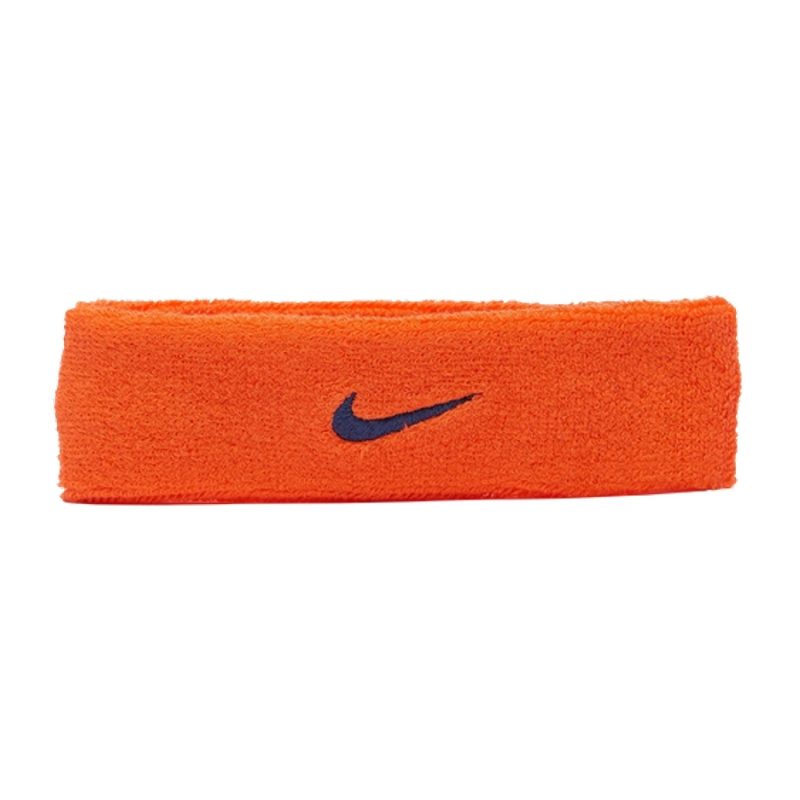 Nike แถบรัดศีรษะเทนนิส Swoosh Headband | Team Orange/College Navy ( N.000.1544.804 ) - Image 2