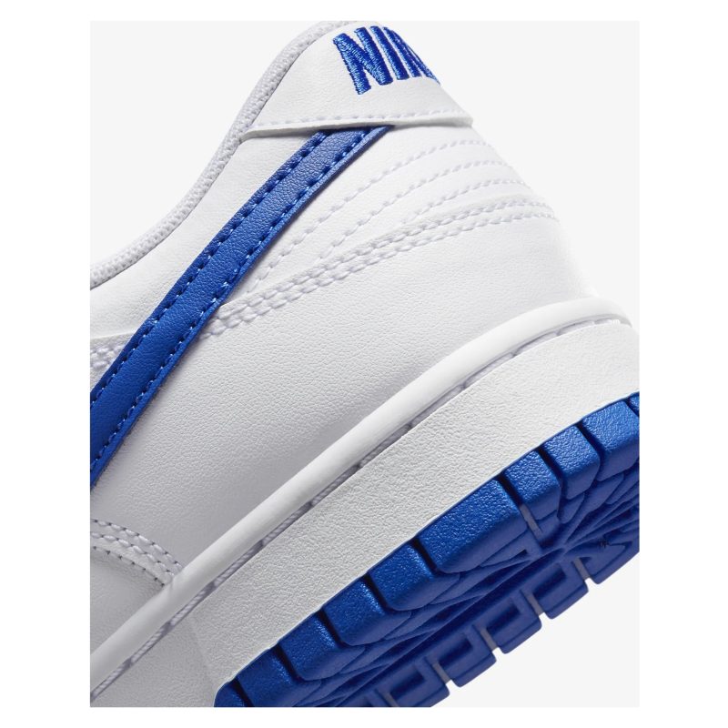 Nike รองเท้าผ้าใบผู้ชาย Dunk Low Retro | White/Hyper Royal ( DV0831-104 ) - Image 8