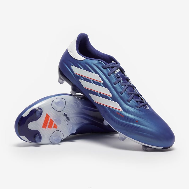 Adidas รองเท้าฟุตบอล / สตั๊ด Copa Pure II.2 FG | Lucid Blue/Cloud White/Solar Red ( IE4895 ) - Image 11