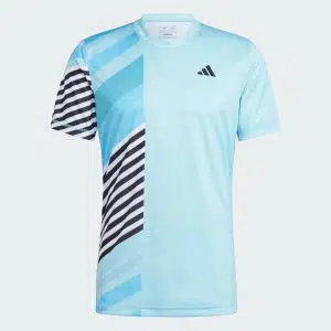 Adidas เสื้อเทนนิสผู้ชาย Tennis HEAT.RDY FreeLift Pro Tee | Light Aqua ( IK7111 )