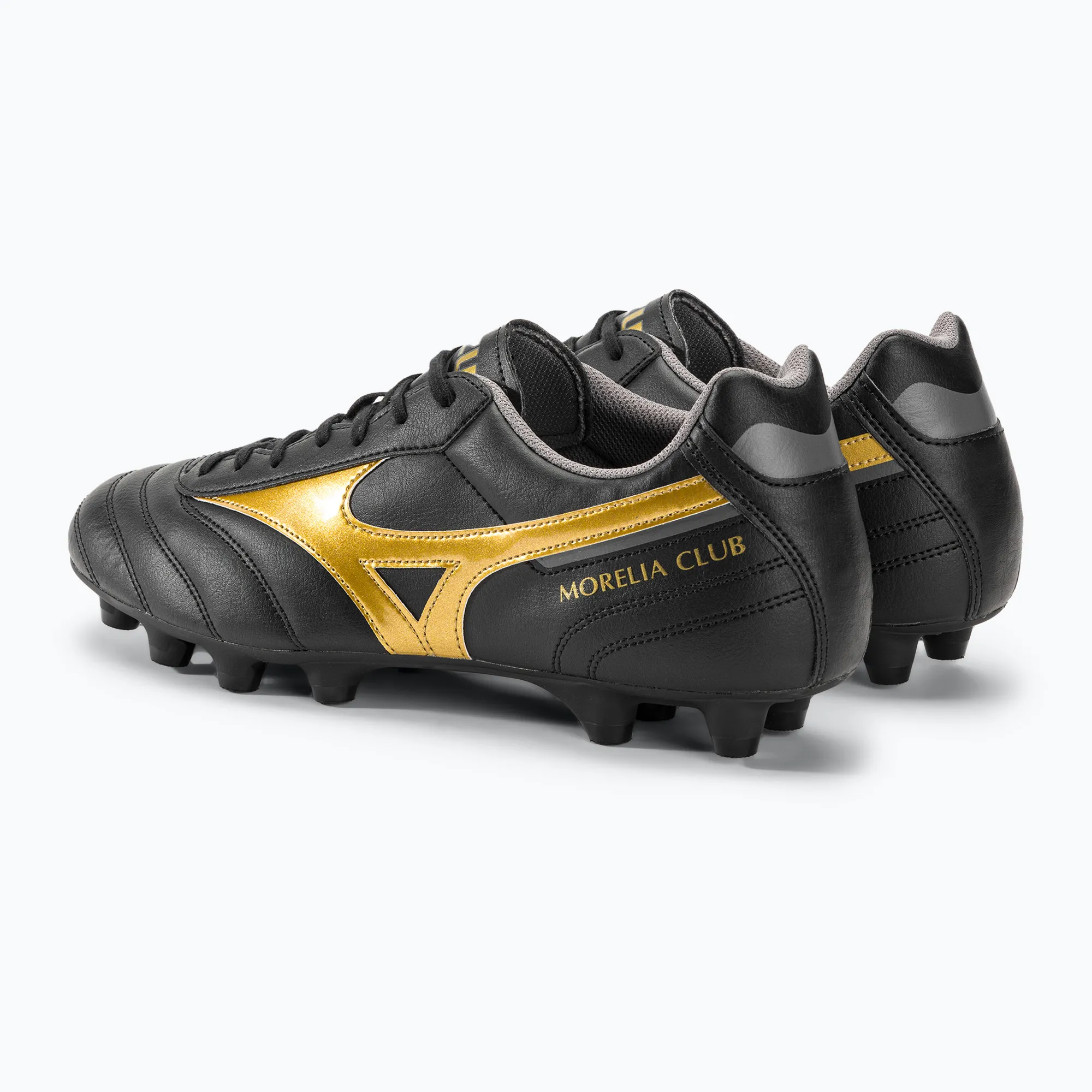 Mizuno รองเท้าฟุตบอล / สตั๊ด Morelia II Club FG | Black/Gold/Dark