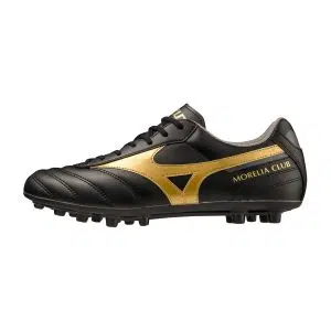 Mizuno รองเท้าฟุตบอล / สตั๊ด Morelia II Club AG | Black/Gold/Dark Shadow ( P1GA231750 )