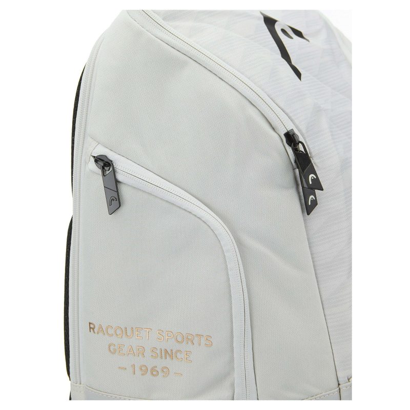 Head กระเป๋าเป้เทนนิส Pro X Tennis Backpack 28L | Corduroy White/Black ( 260063 ) - Image 12