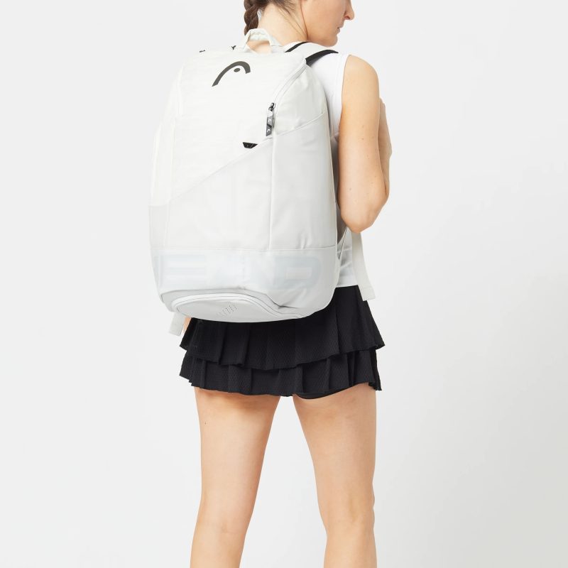 Head กระเป๋าเป้เทนนิส Pro X Tennis Backpack 28L | Corduroy White/Black ( 260063 ) - Image 15