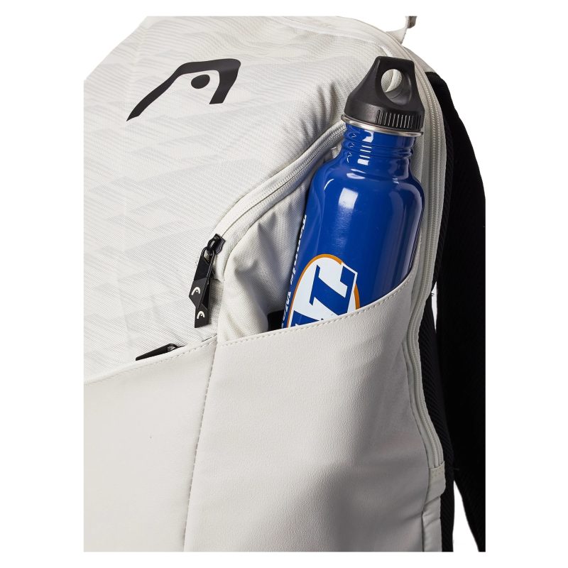 Head กระเป๋าเป้เทนนิส Pro X Tennis Backpack 28L | Corduroy White/Black ( 260063 ) - Image 19