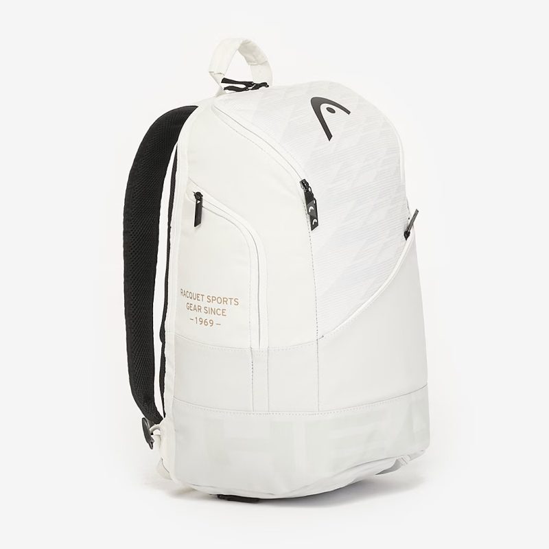 Head กระเป๋าเป้เทนนิส Pro X Tennis Backpack 28L | Corduroy White/Black ( 260063 ) - Image 2