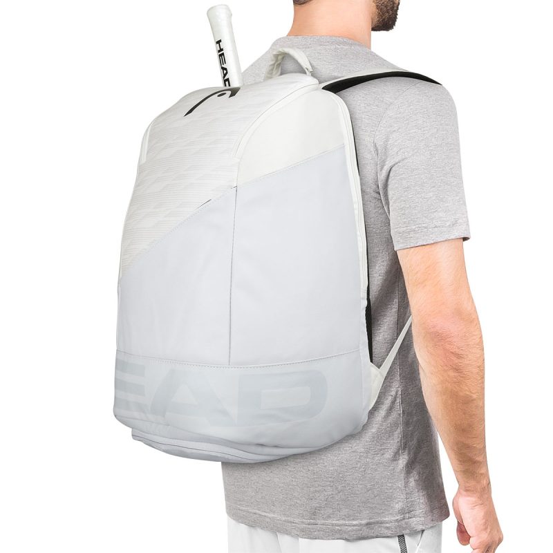 Head กระเป๋าเป้เทนนิส Pro X Tennis Backpack 28L | Corduroy White/Black ( 260063 ) - Image 35