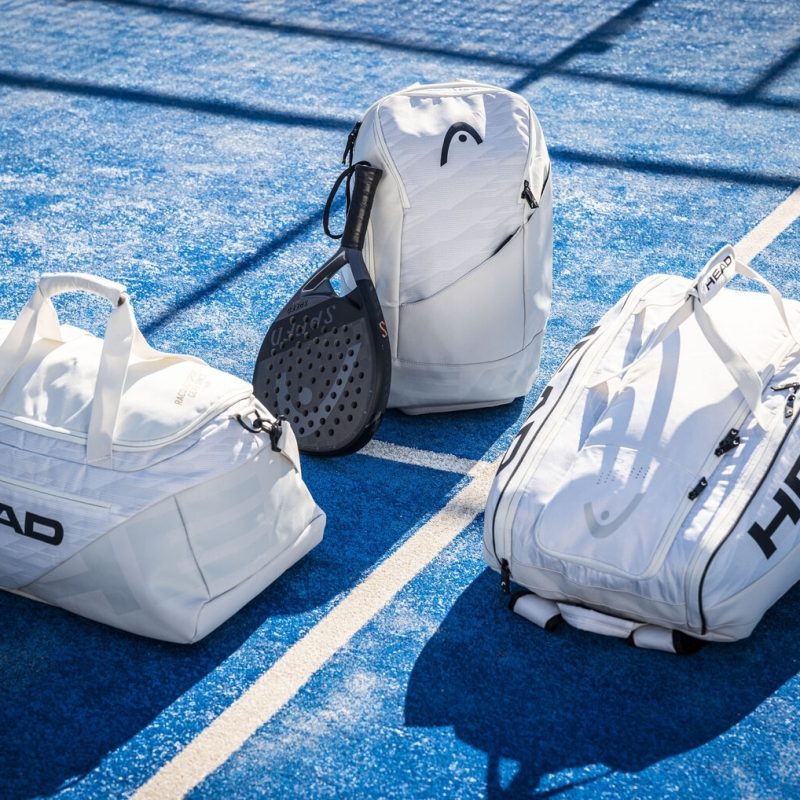 Head กระเป๋าเป้เทนนิส Pro X Tennis Backpack 28L | Corduroy White/Black ( 260063 ) - Image 25