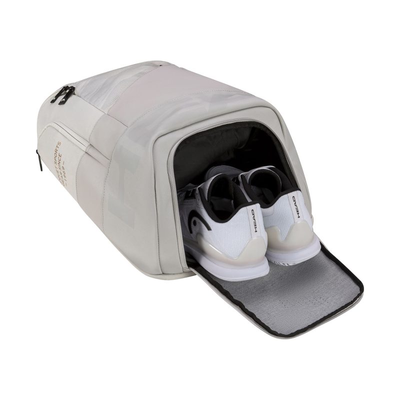 Head กระเป๋าเป้เทนนิส Pro X Tennis Backpack 28L | Corduroy White/Black ( 260063 ) - Image 7