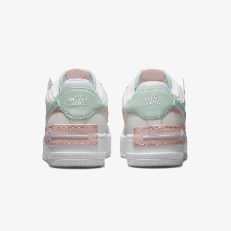 Nike รองเท้าผ้าใบผู้หญิง Air Force 1 Shadow | White/Mint Foam/Football Grey/Atmosphere ( CI0919-117 ) - Image 4